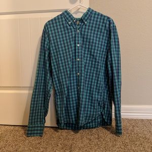 J Crew Blue Plaid Shirt